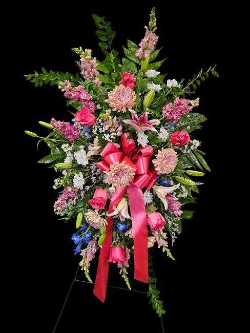 Graceful Garden Standing Spray from Verzaals Florist and Events in Wilmington, NC Graceful Garden Standing Spray from Verzaals Florist and Events in Wilmington, NC